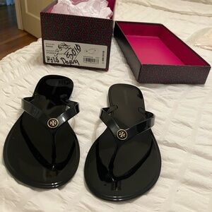 NWT Tory Burch Studded Jelly Thong Sandals